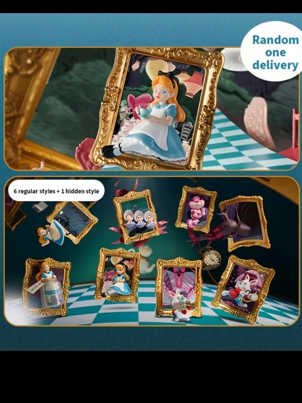 MINISO Disney Alice in Wonderland Art Gallery Series Blind Box